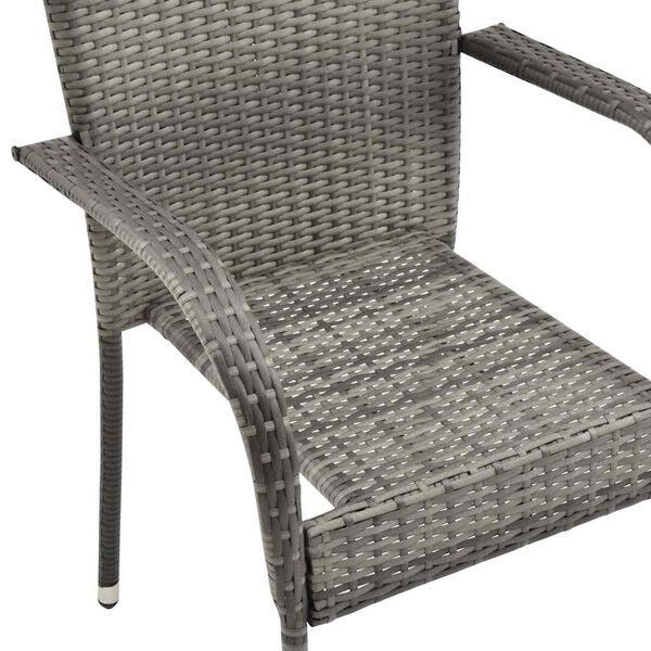 2 Sillas De Jardín De Ratán Sintético Negro - ¡Super Cómodas Y Perfectas Para Tu Terraza O Patio!