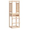 vidaXL Torre de juegos madera maciza pino 53x46,5x169 cm
