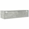 vidaXL Mueble de TV madera contrachapada gris hormig&oacute;n 100x31x25,5 cm