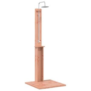 vidaXL Ducha exterior Natural 75 x 76 x 217 cm