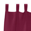 vidaXL Cortinas Opacas con Anillas 2 pcs Rojo vino 140 x 140 cm