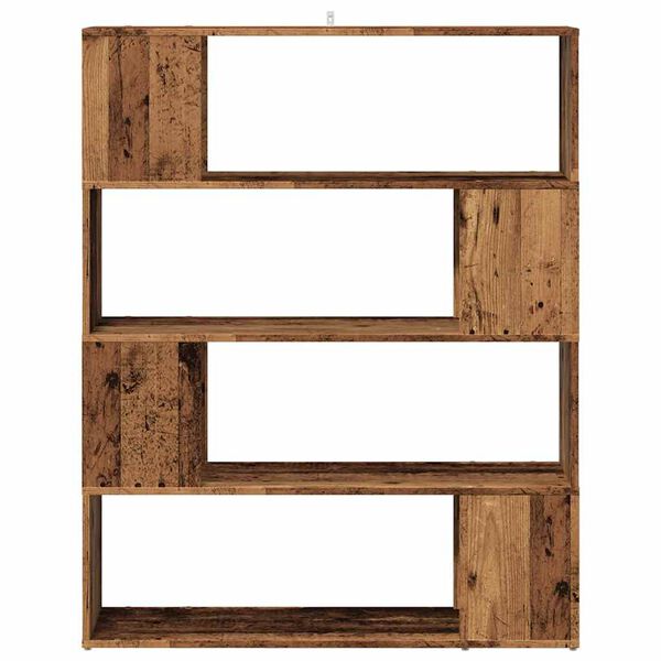 vidaXL Estanter&iacute;a/divisor de espacios madera envejecida 100x24x124,5cm