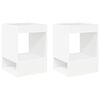 vidaXL Mesa Auxiliar 2 uds. 40 x 40 x 56 cm Madera de ingenier&iacute;a