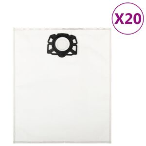 vidaXL Bolsas de aspiradora para Karcher WD4 20 unidades