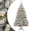 vidaXL &Aacute;rbol de Navidad artificial Verde y 240 cm PVC y Metal