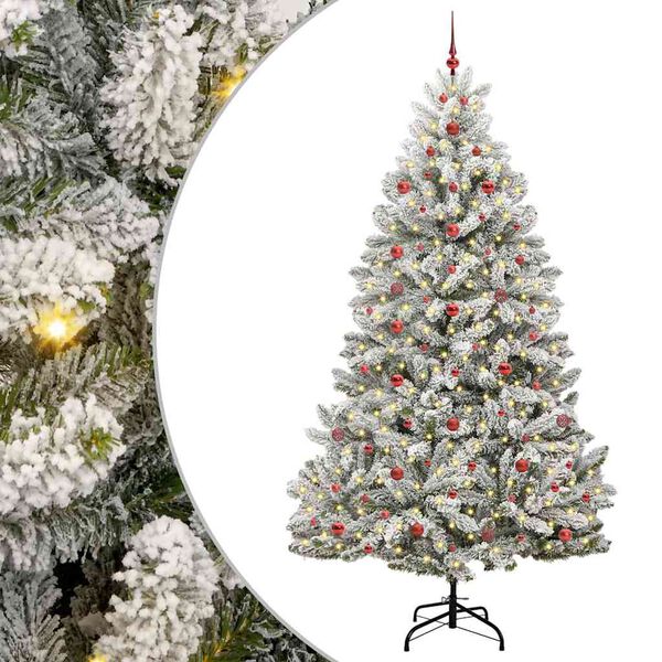 vidaXL &Aacute;rbol de Navidad artificial Verde y 240 cm PVC y Metal