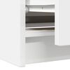 vidaXL Mueble para TV madera contrachapada blanco 100x35x54 cm