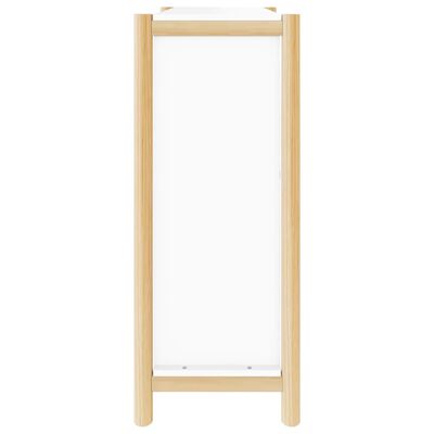 vidaXL Mueble zapatero madera contrachapada blanco 57,5x33x80 cm
