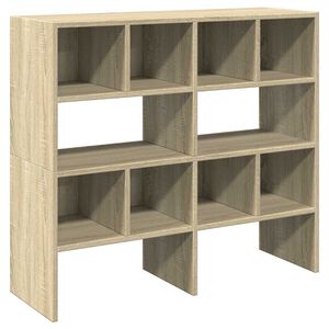 vidaXL Zapateros 2 uds apilables roble sonoma 89,5x30x40 cm