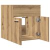 vidaXL Mueble de lavabo de ba&ntilde;o madera roble artisan 41x38,5x46 cm