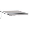 vidaXL Toldo Gris claro 3 x 2,5 m Poliester y metal