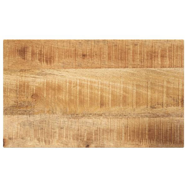 vidaXL Tablero de mesa rectangular madera mango rugosa 60x40x3,8 cm