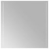 vidaXL Espejo de ba&ntilde;o LED Transparente 60 x 60 cm vidrio templado