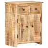 vidaXL Aparador de madera de mango rugosa 59x35x75 cm