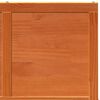 vidaXL Puerta de granero madera maciza pino marrón miel 80x208 cm