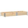 vidaXL Collar de palet madera maciza de pino 150x50 cm