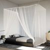 vidaXL Mosquitera colgante 156 malla blanca 220x120x150 cm