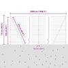 vidaXL Poste de Valla Gris 50 x 1,6 m (malla de 50 mm) Acero y PVC