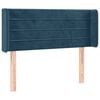 vidaXL Cabecero de terciopelo azul oscuro 83x16x78/88 cm