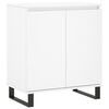 vidaXL Aparador de madera contrachapada blanco 60x35x70 cm