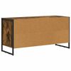 vidaXL Gabinete de TV con caj&oacute;n Roble Humo 100 x 36 x 49,5 cm
