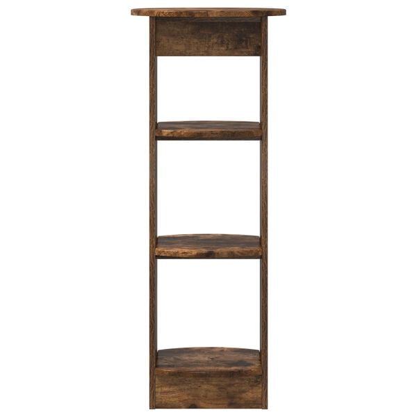 vidaXL Armario auxiliar Roble Ahumado 40 x 40 x 100 cm