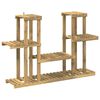 vidaXL Soporte de plantas Blanco 123 x 25 x 78,5 cm
