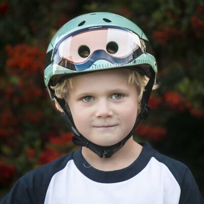 Mini Hornit Lids Casco de bicicleta para niños Military S