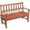 vidaXL Banco de jard&iacute;n madera maciza de acacia 120 cm