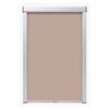 vidaXL Persiana opaca enrollable beige MK08