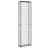 vidaXL Botellero para 95 botellas hierro forjado negro 54x18x200 cm