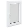 vidaXL Ventana de s&oacute;tano RISOR 60 x 80 cm PVC y vidrio Blanco