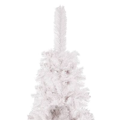 vidaXL Árbol de Navidad delgado blanco 180 cm