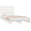 vidaXL Estructura de cama sin colch&oacute;n madera de pino blanca 90x200 cm