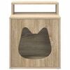 vidaXL Casa para Gatos Sonoma 42,5 x 40 x 53,5 cm Madera de ingenier&iacute;a