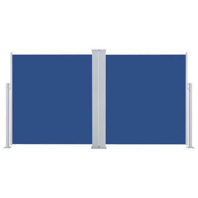 vidaXL Toldo lateral retráctil azul 160x600 cm