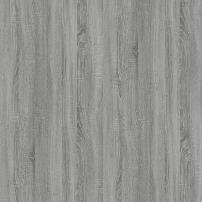vidaXL Mesa auxiliar de madera contrachapada gris Sonoma 40x40x35 cm