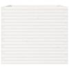 vidaXL Jardinera madera maciza de pino blanco 80x80x68,5 cm