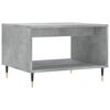 vidaXL Mesa de centro madera de ingenier&iacute;a gris hormig&oacute;n 60x50x40 cm