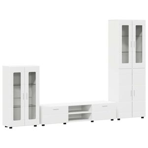 vidaXL Conjunto de mueble de TV FLORIN 3 pcs Madera de ingenier&iacute;a