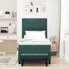 vidaXL Cama tipo Box Spring Verde oscuro 100 x 200 cm Terciopelo