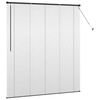 vidaXL Persianas venecianas con cortinas Negro 175 x 160 cm Aluminio