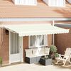 vidaXL Toldo Retr&aacute;ctil Crema 350 x 200 cm Poli&eacute;ster y metal