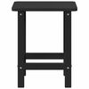 vidaXL Mesa Lateral Adirondack Negro 38 x 38 x 46 cm HDPE