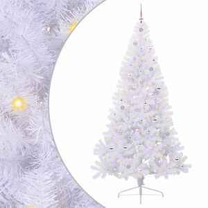 vidaXL &Aacute;rbol de Navidad artificial Blanco 240 cm PVC y Acero