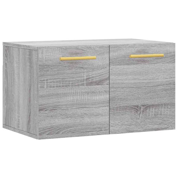 vidaXL Armario de pared madera de ingenier&iacute;a gris Sonoma 60x36,5x35 cm