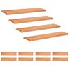 vidaXL Alfombras para escalones 12 uds. 120 x 25 x 2 cm Barniz