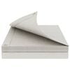 vidaXL Lona con ojales Blanco 8 x 12 m 90 gsm PE