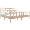 vidaXL Estructura de cama de madera maciza de pino 200x200 cm