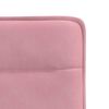vidaXL Sillas de comedor 6 unidades terciopelo rosa